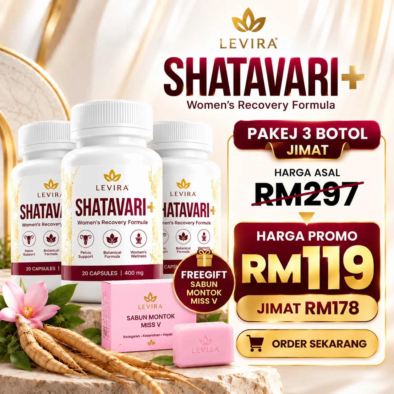 Pakej 3 botol jimat